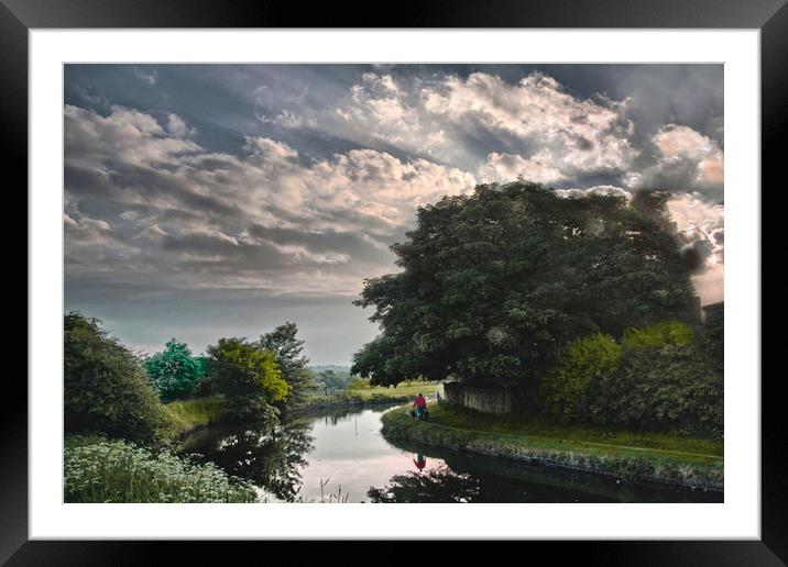 Leeds -Liverpool canal Framed Mounted Print by Irene Burdell