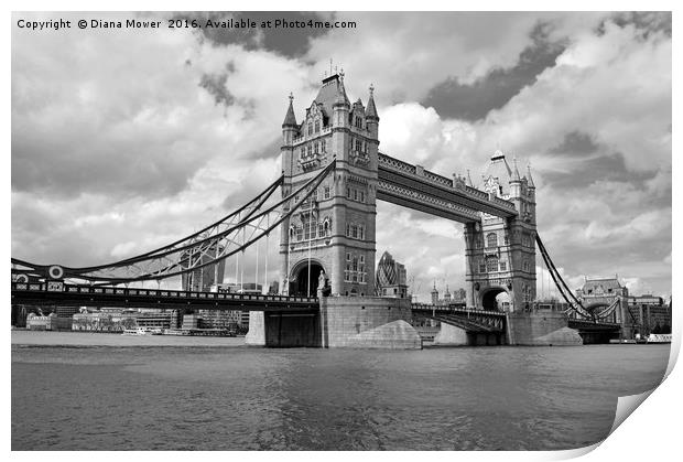 Tower Bridge Print by Diana Mower