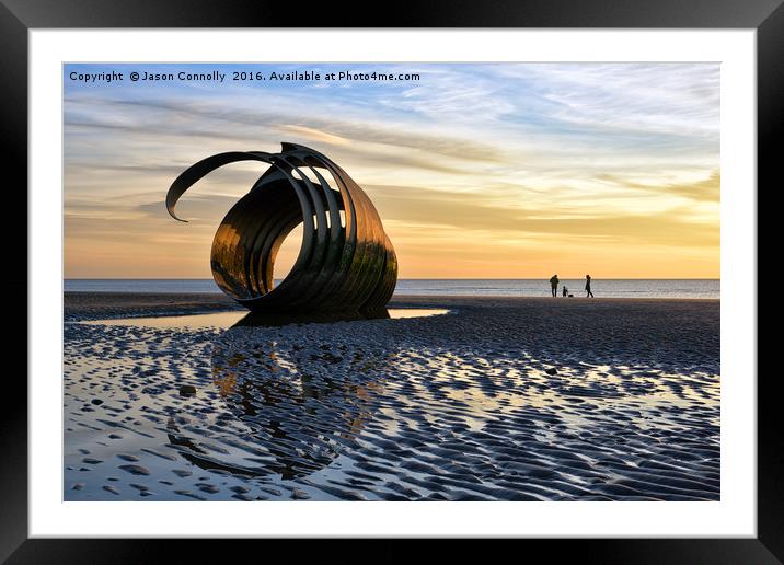 Mary's shell, Cleveleys. Framed Mounted Print by Jason Connolly