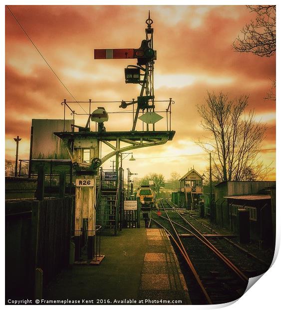  Rolvenden Train Station  Print by Framemeplease UK
