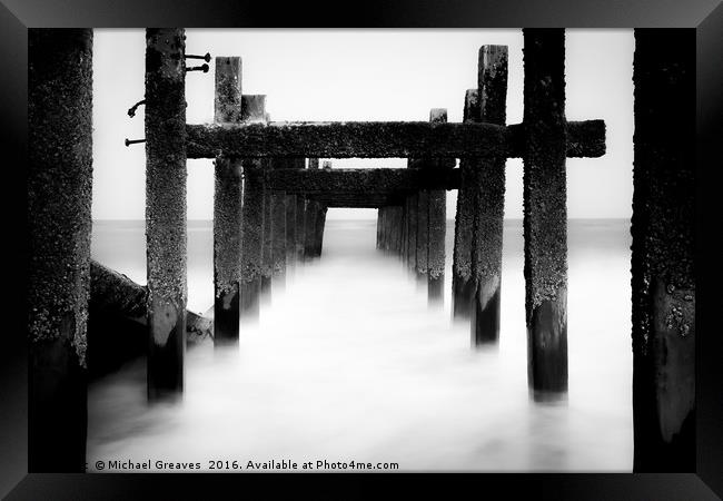 The Misty Sea Framed Print by Michael Greaves