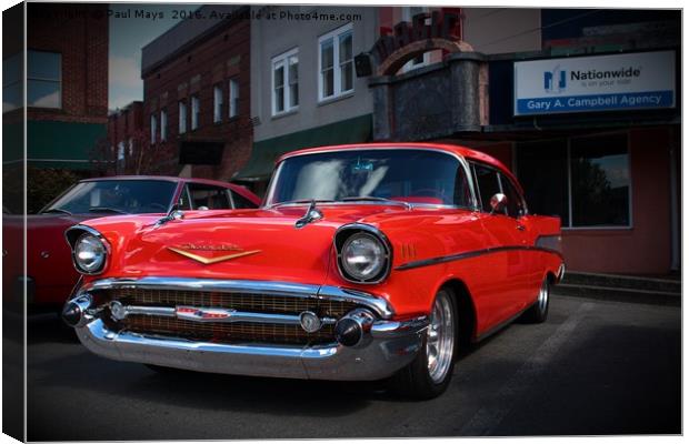 '57 Chevy Canvas Print by Paul Mays