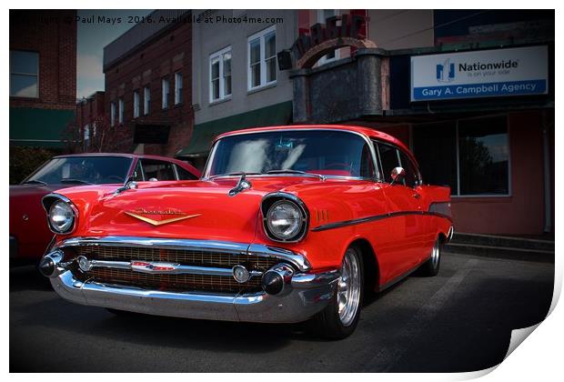'57 Chevy Print by Paul Mays