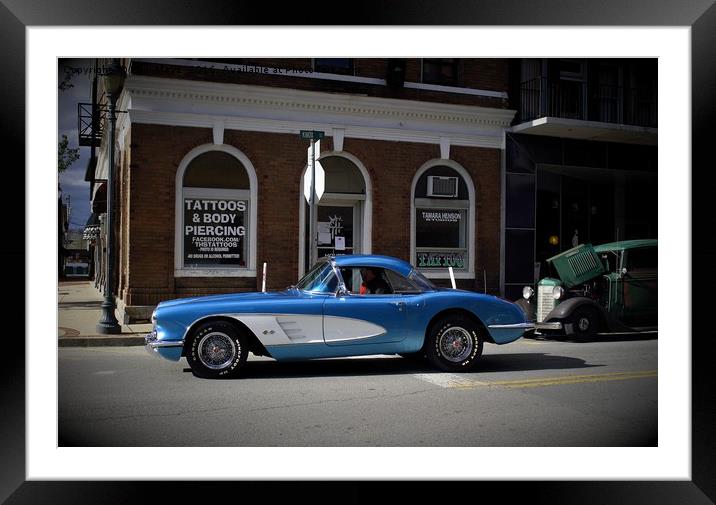 Little Blue Framed Mounted Print by Paul Mays