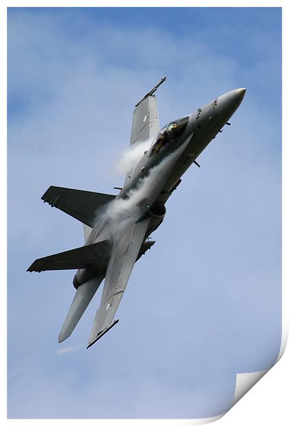F18 Vortex Print by Oxon Images