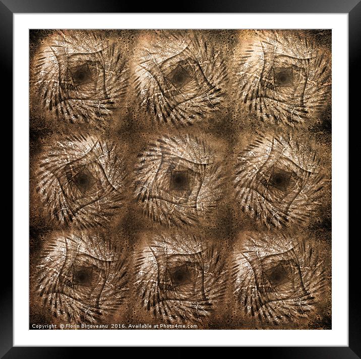 Mars In The Square Matrix Framed Mounted Print by Florin Birjoveanu