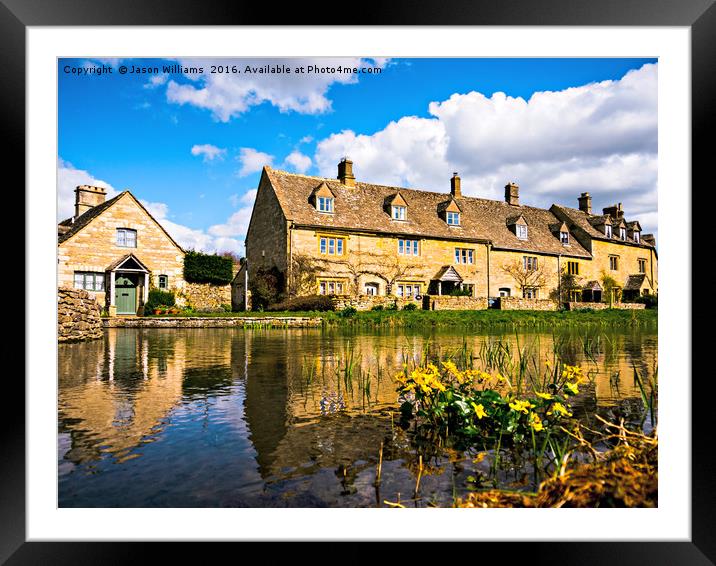 Lower Slaughter (The Cotswolds) Framed Mounted Print by Jason Williams