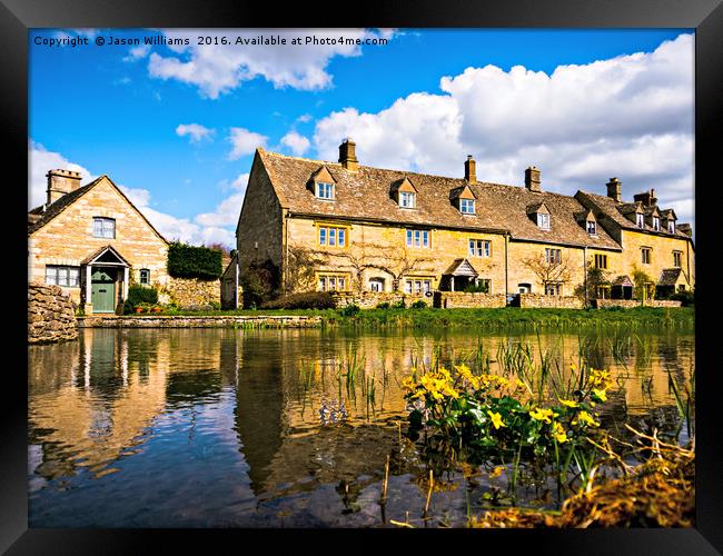 Lower Slaughter (The Cotswolds) Framed Print by Jason Williams