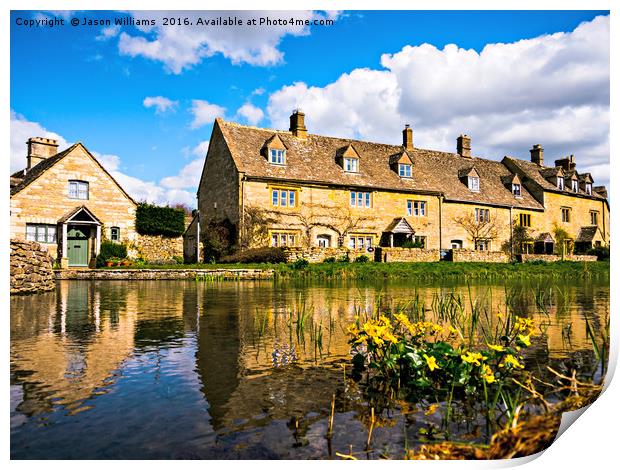 Lower Slaughter (The Cotswolds) Print by Jason Williams