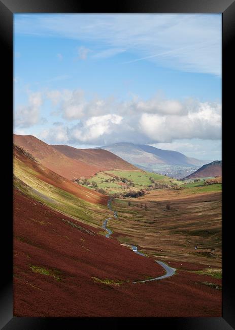 View to Keskadale. Cumbria, UK. Framed Print by Liam Grant