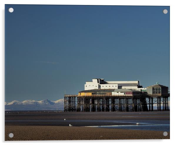 North Pier Acrylic by Victor Burnside
