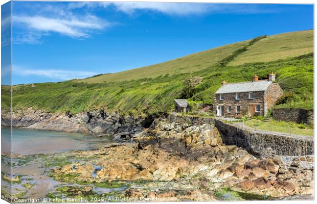 port quin Canvas Print by Kelvin Rumsby