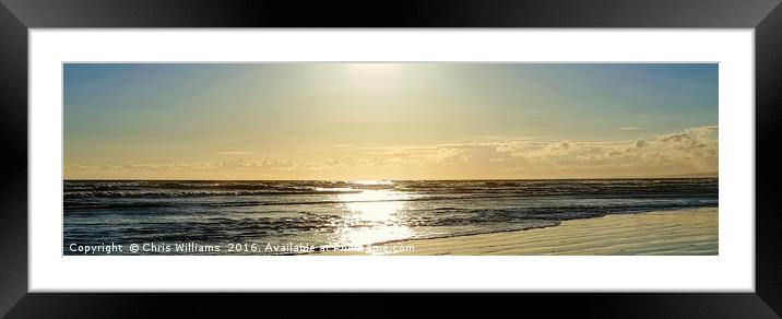 Sea of Mindfulness  Framed Mounted Print by Chris Williams