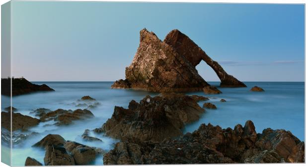 Sunset by Bow Fiddle Rock Canvas Print by Maria Gaellman