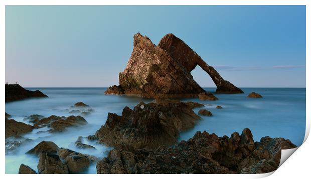 Sunset by Bow Fiddle Rock Print by Maria Gaellman