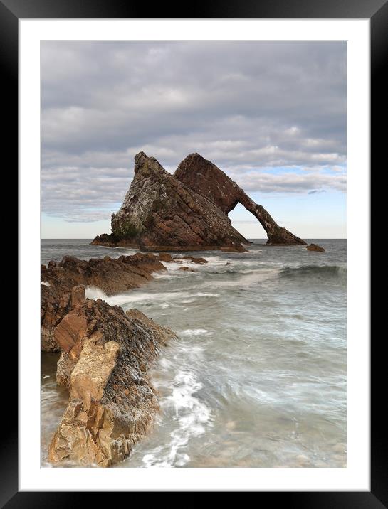 A Day by Bow Fiddle Rock Framed Mounted Print by Maria Gaellman