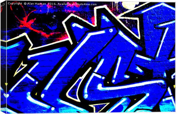 Graffiti 13 Canvas Print by Alan Harman