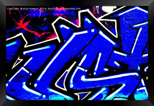 Graffiti 13 Framed Print by Alan Harman