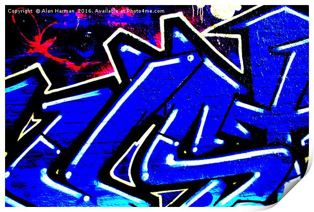 Graffiti 13 Print by Alan Harman