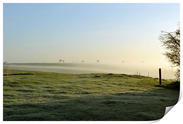 Dawn Mist Print by graham young
