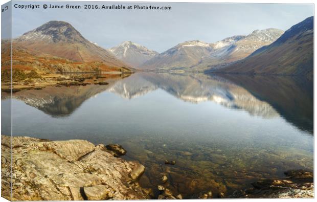 Wastwater, Lake District Canvas Print by Jamie Green