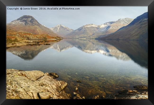 Wastwater, Lake District Framed Print by Jamie Green