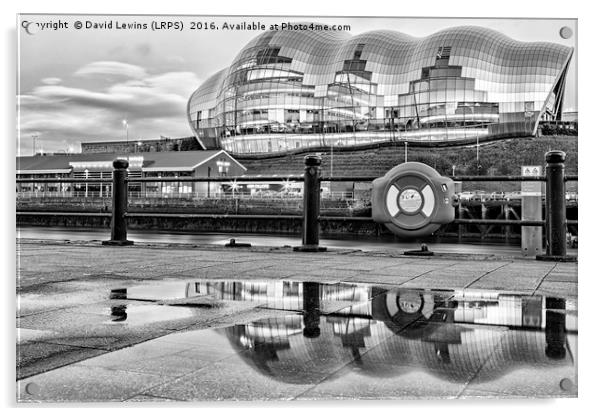 The Sage Gateshead Quays Acrylic by David Lewins (LRPS)