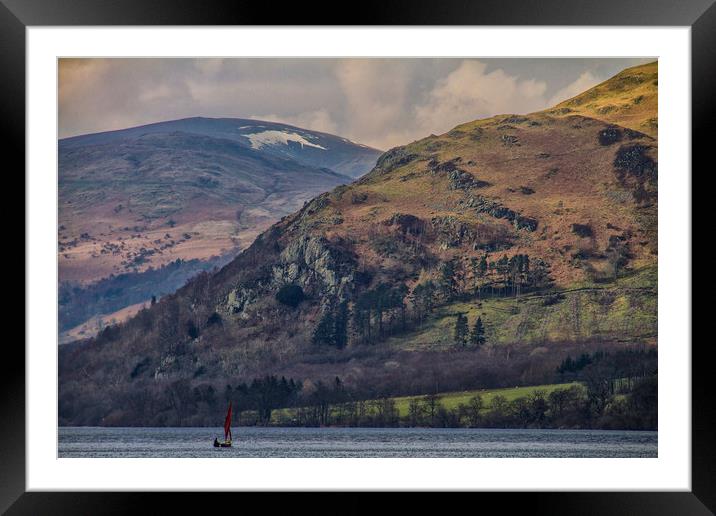 Ulswater Lake District Framed Mounted Print by David French