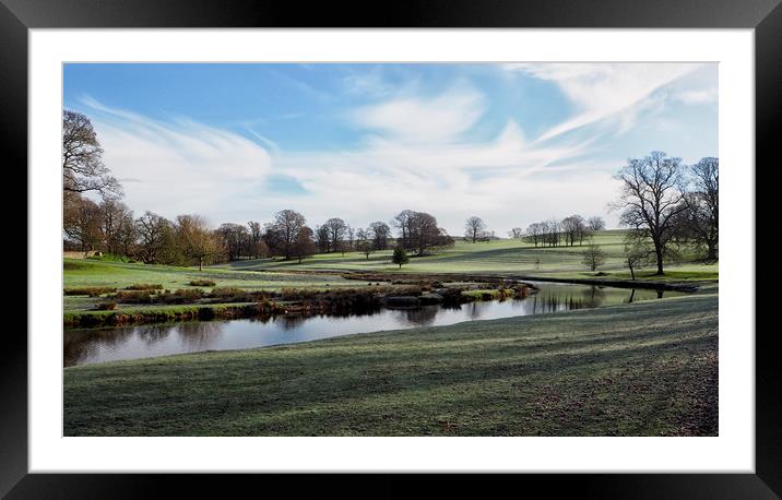 Dallam Park Cumbria Framed Mounted Print by Paul Want