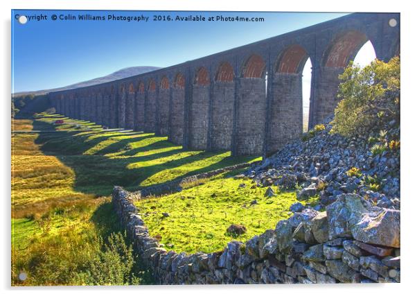 The Ribblehead Viaduct 7 Acrylic by Colin Williams Photography