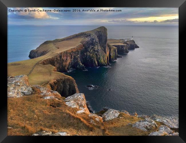 Neist Point,  Isle Of Skye Framed Print by Sandi-Cockayne ADPS