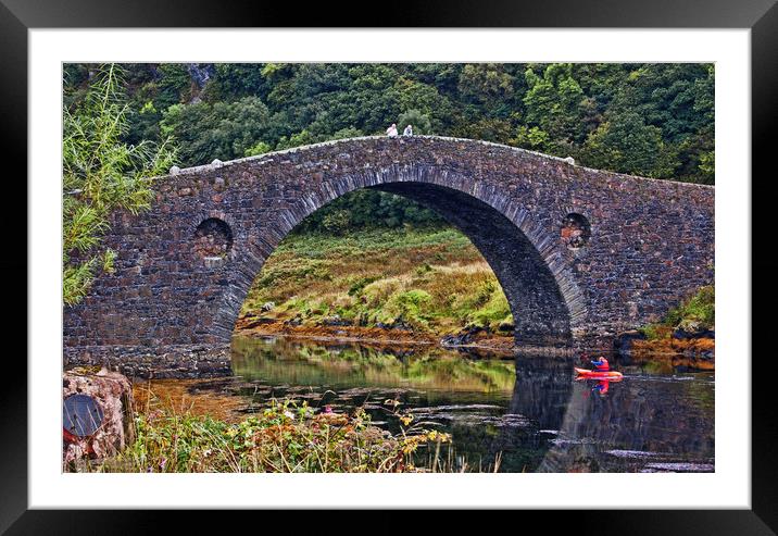 Clachan Bridge Framed Mounted Print by Joyce Storey