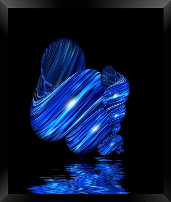 Blue Mussel Framed Print by Dagmar Giers
