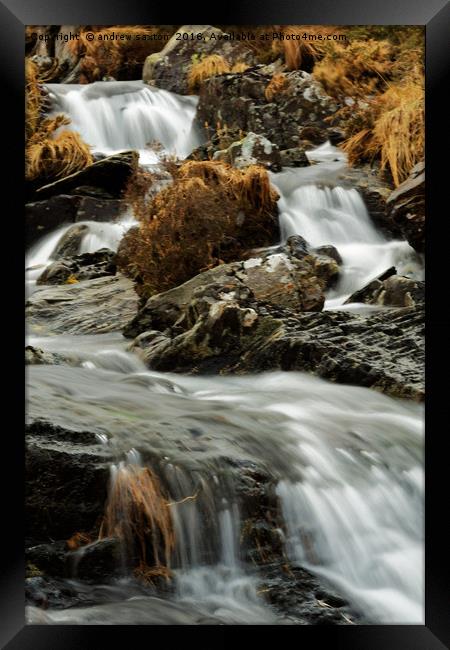 WATER WATER WATER Framed Print by andrew saxton