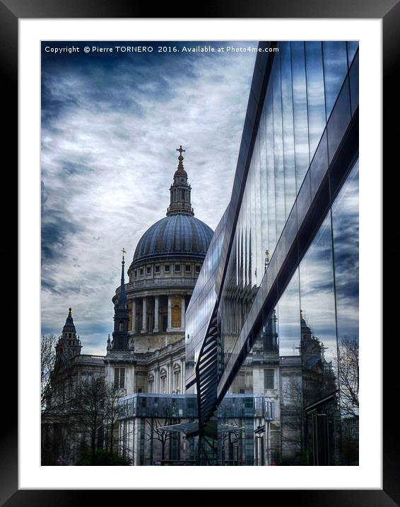 St Paul's cathedral Framed Mounted Print by Pierre TORNERO