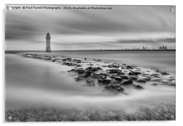 High tide at Perch Rock lighthouse in New Brighton Acrylic by Paul Farrell Photography