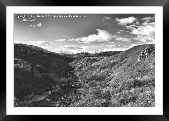 Monsal Head Peak District  Framed Mounted Print by Avril Harris