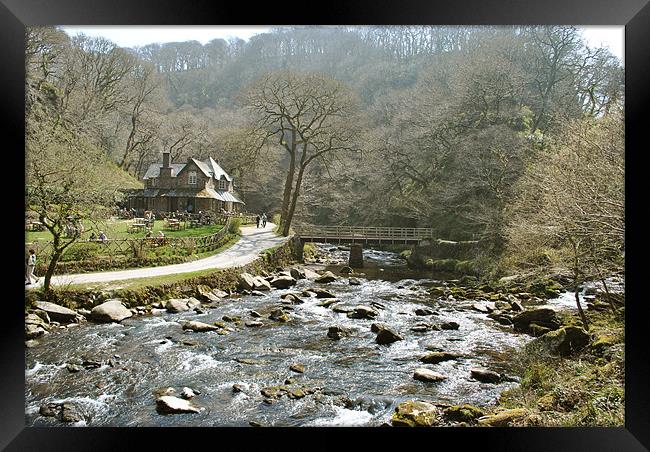 Watersmeet Framed Print by graham young