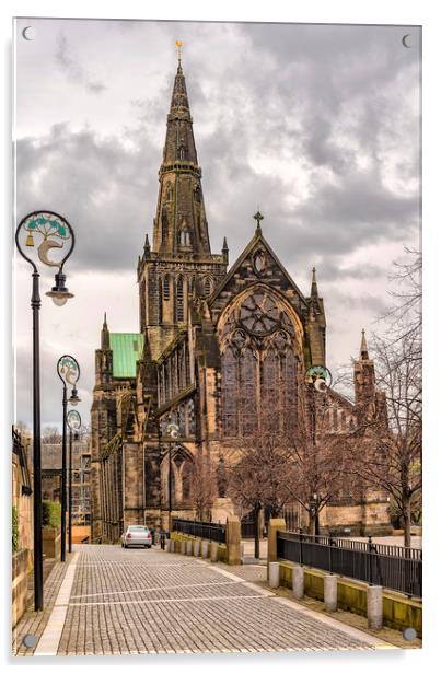 Glasgow Cathedral Front Acrylic by Antony McAulay