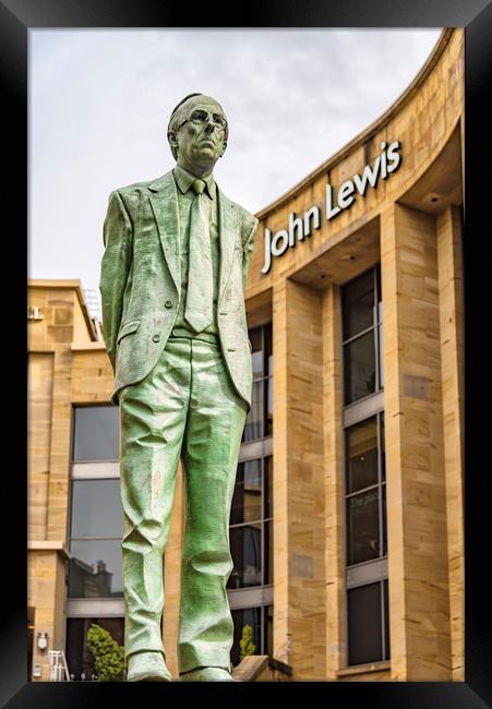 Glasgow Donald Dewar Statue Framed Print by Antony McAulay