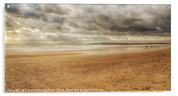 Camber sands Acrylic by Framemeplease UK