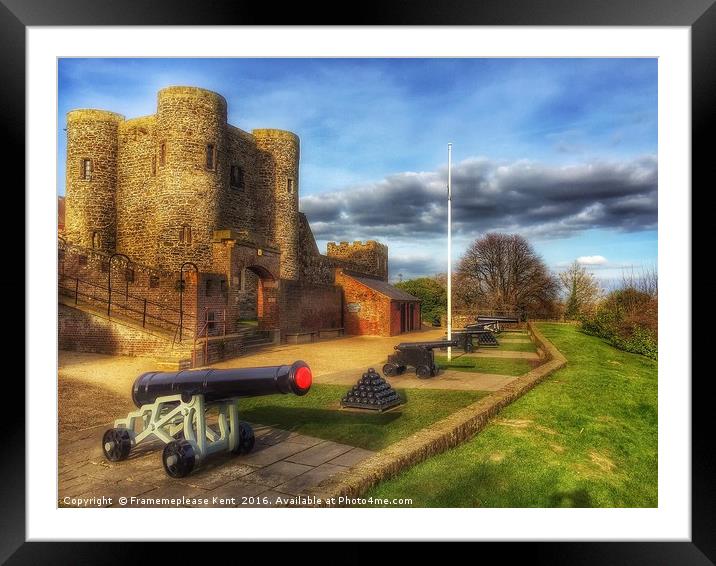 Rye Castle (Ypres Tower) Framed Mounted Print by Framemeplease UK