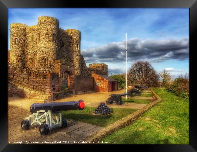Rye Castle (Ypres Tower) Framed Print by Framemeplease UK