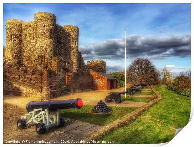 Rye Castle (Ypres Tower) Print by Framemeplease UK