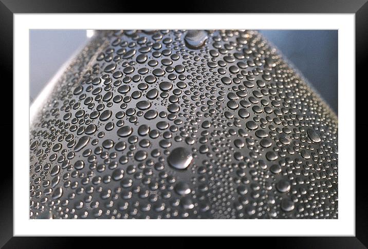 Water bottle Framed Mounted Print by Donna-Marie Parsons