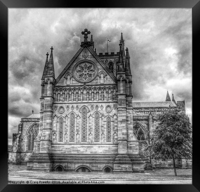 Hereford Cathedral Framed Print by Craig Preedy