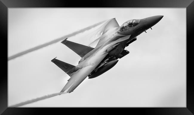 F15 from Lakenheath Framed Print by Rory Trappe