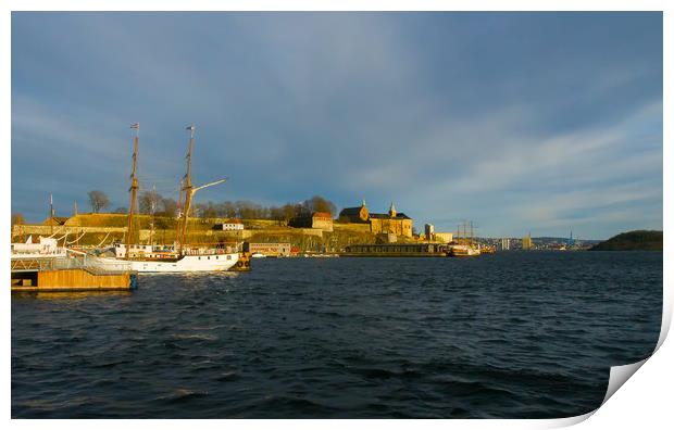 Akershus Fortress Norway Print by Clive Eariss