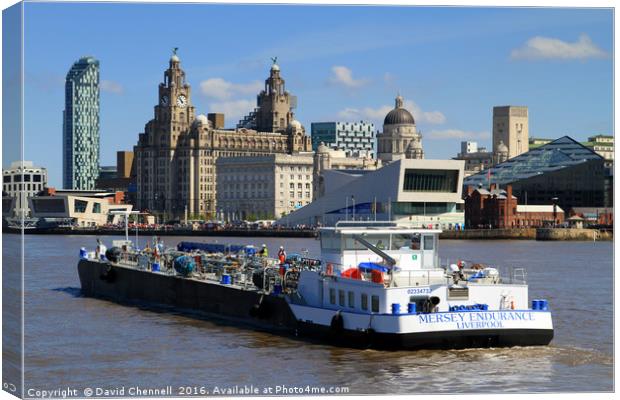 Mersey Endurance Canvas Print by David Chennell