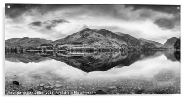Buttermere Reflection Acrylic by John Ealing